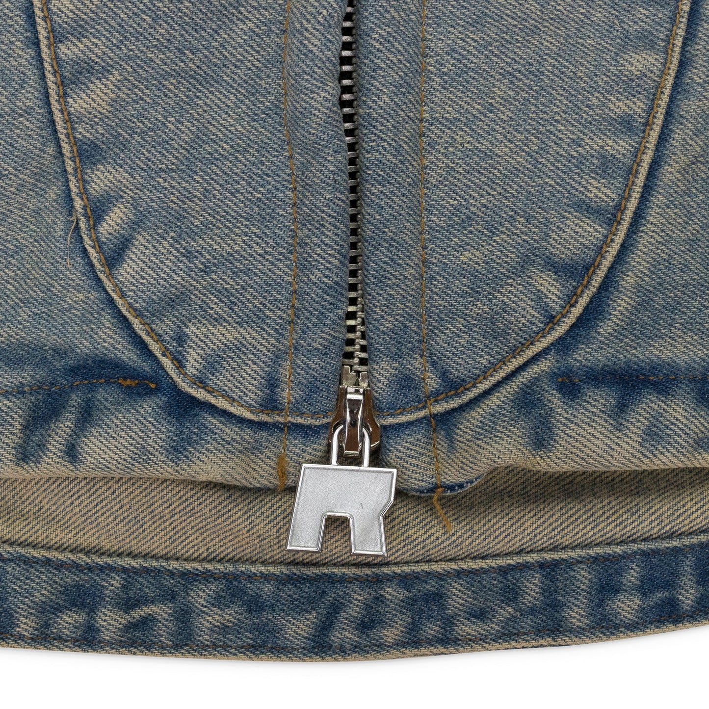 BLUE FATHERS GARDEN TRUCKER JACKET