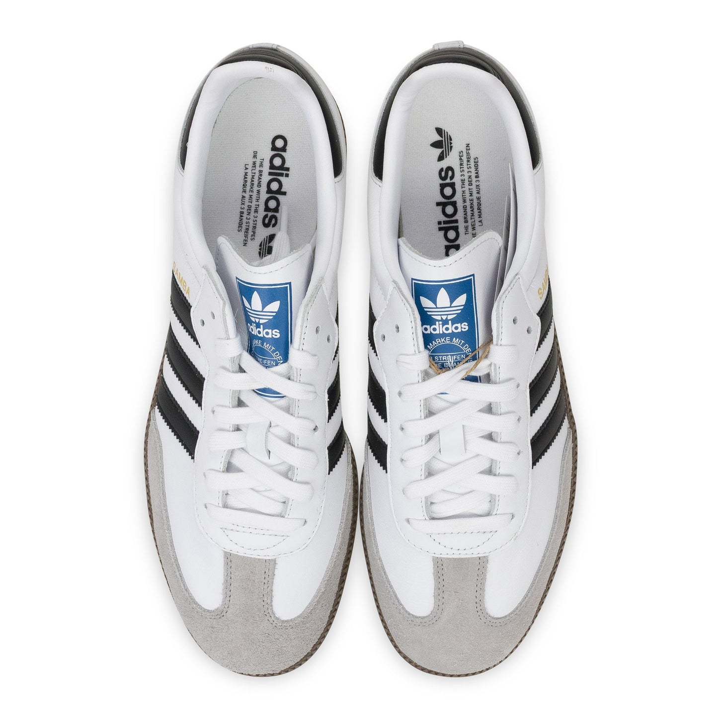 WHITE/BLACK/GRAY SAMBA OG SNEAKERS