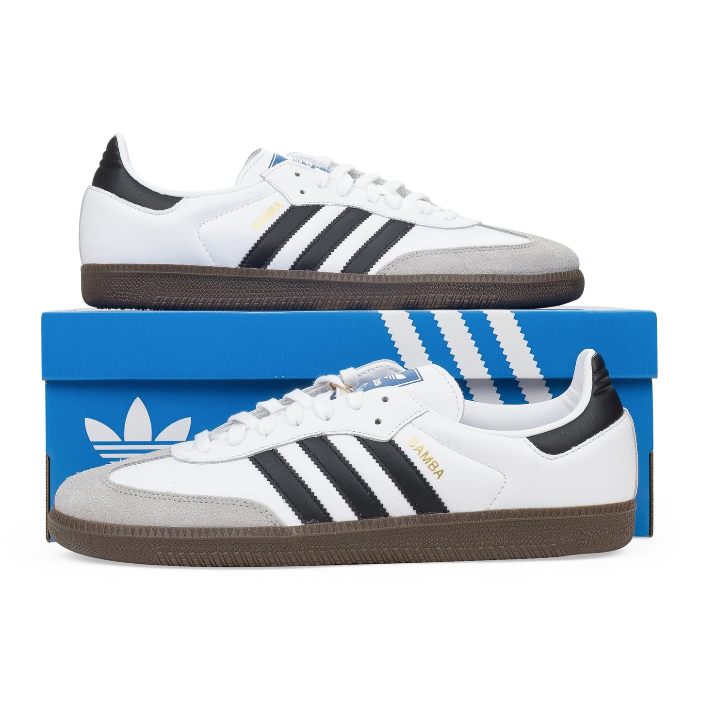 WHITE/BLACK/GRAY SAMBA OG SNEAKERS