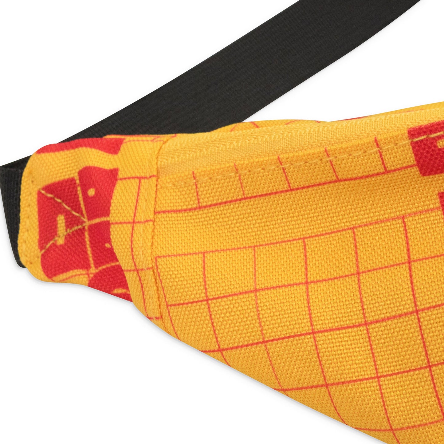 Yellow AS ADVERTISED LABEL TEXTILE WAIST POUCH