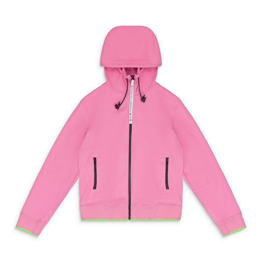 PINK ZIP UP HOODIE
