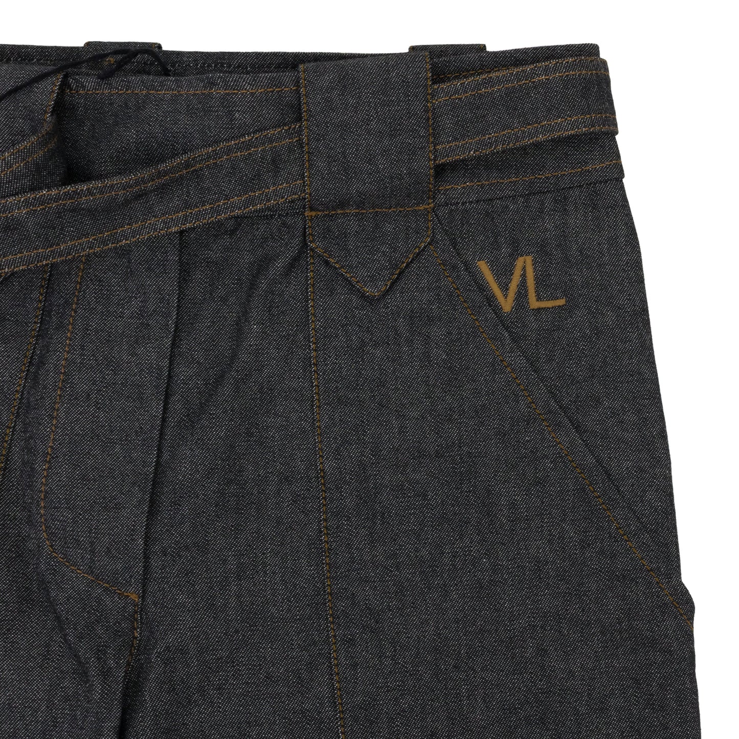 GREY CARROTS STRAIGHT PANTS