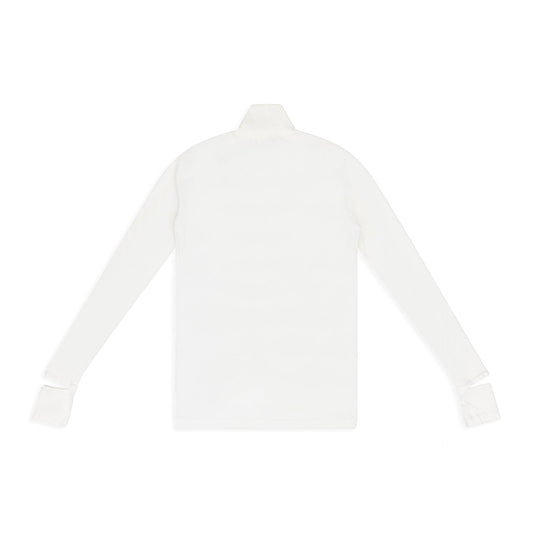 WHITE TILLOU COTTON SINGLE JERSEY T-SHIRT