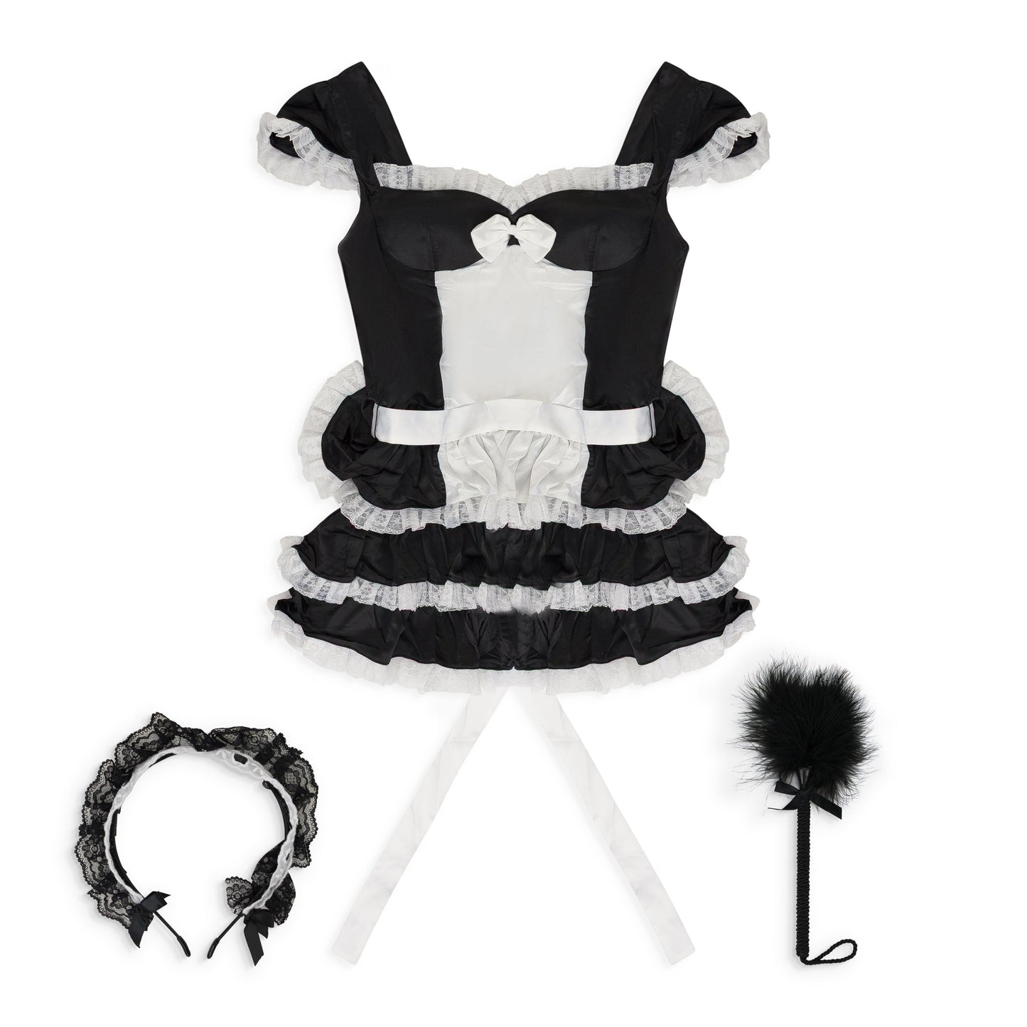 BLACK SUMMER MAID COSTUME