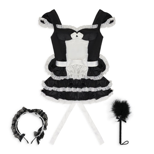 BLACK SUMMER MAID COSTUME