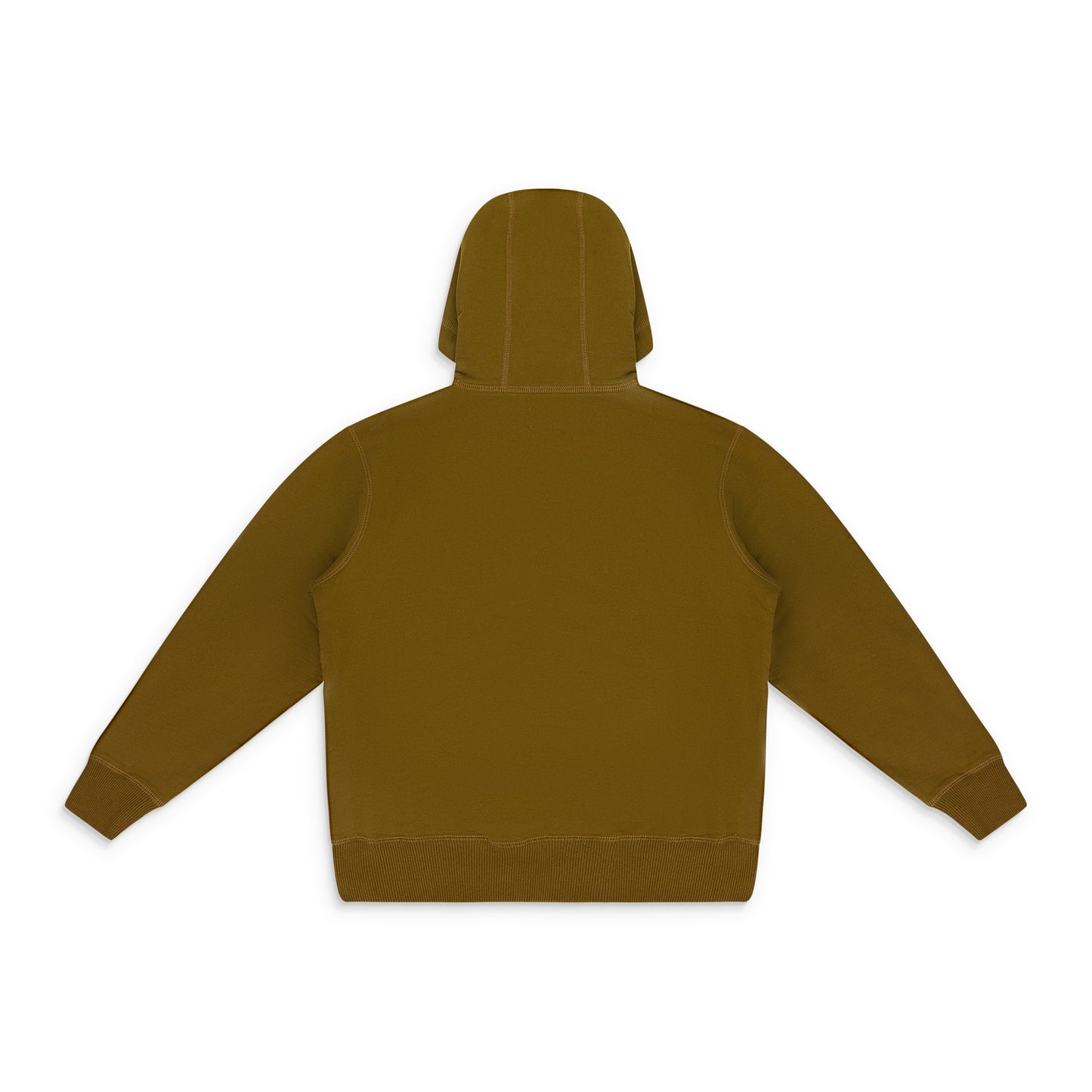 BROWN STACKED LOGO HOODIE