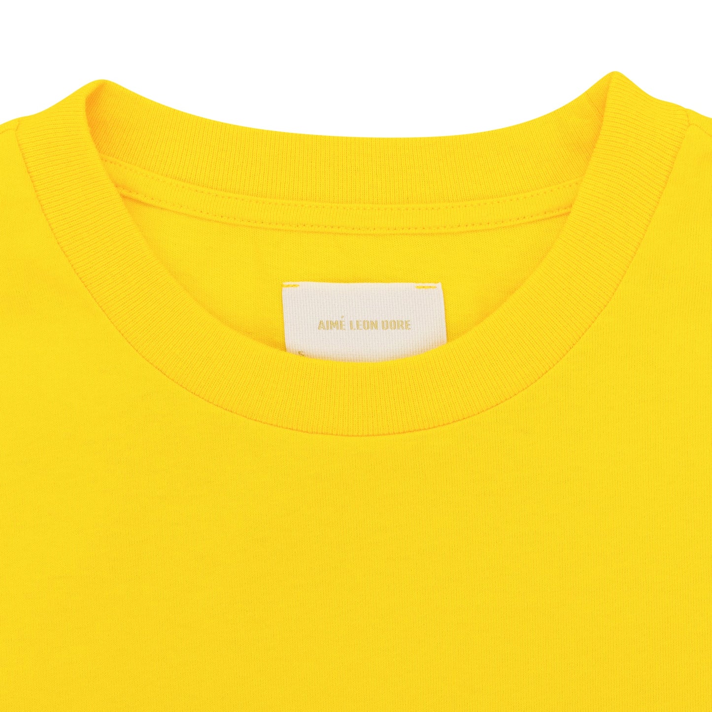 YELLOW CHROME LOGO T-SHIRT