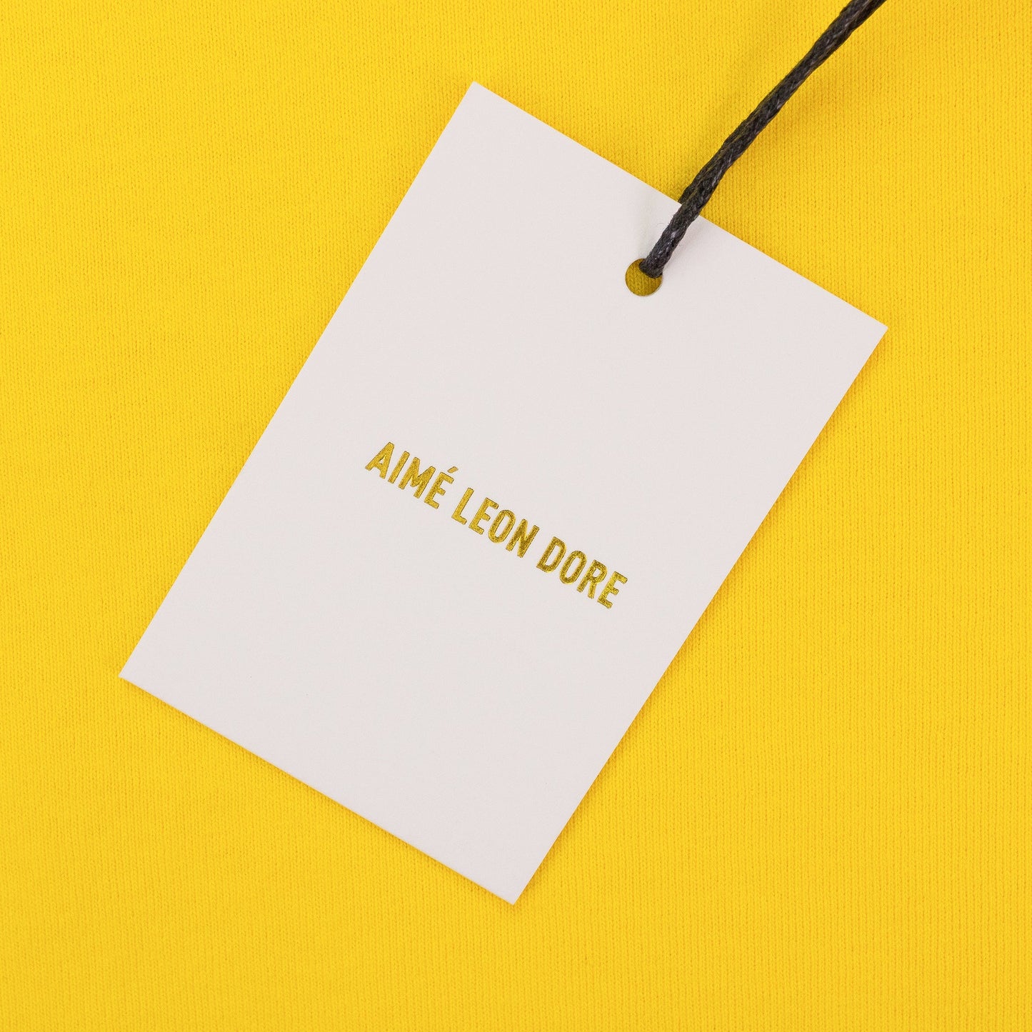 YELLOW CHROME LOGO T-SHIRT