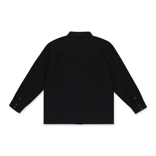 BLACK WESTERN OVERSHIRT
