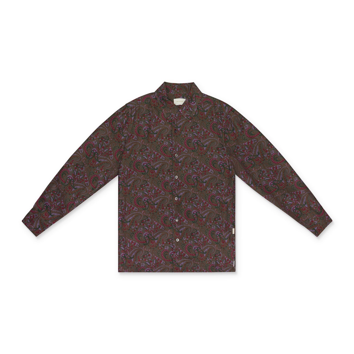 MULTI PAISLEY PRINT BUTTON-DOWN SHIRT