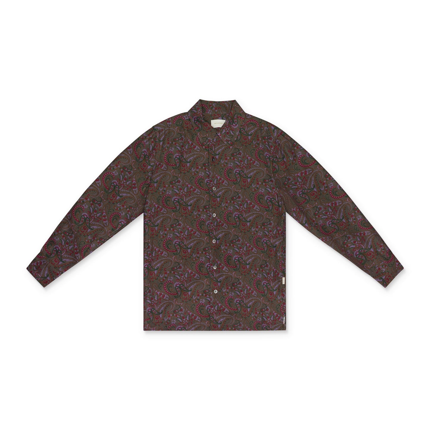 MULTI PAISLEY PRINT BUTTON-DOWN SHIRT
