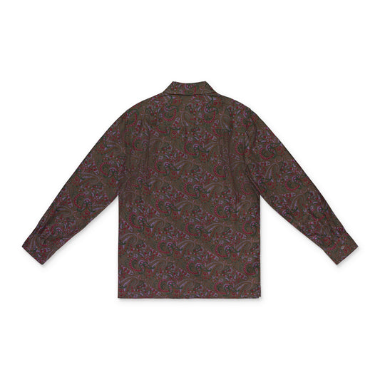 MULTI PAISLEY PRINT BUTTON-DOWN SHIRT
