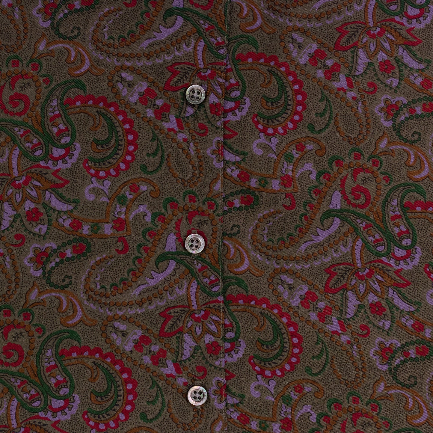 MULTI PAISLEY PRINT BUTTON-DOWN SHIRT