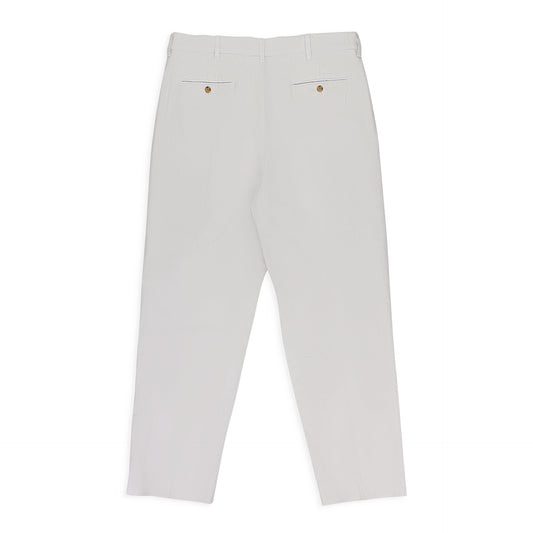 OFF-WHITE DOUBLE PLEATED TROUSERS