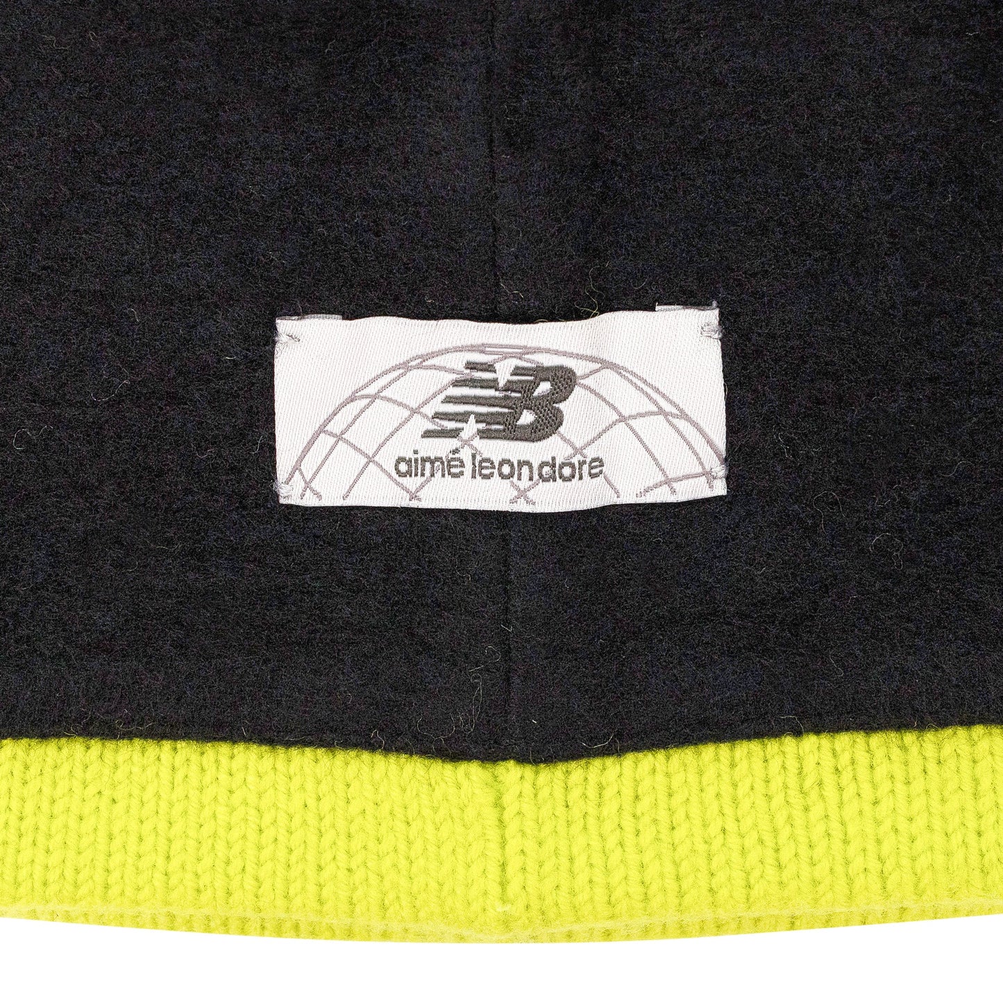 GREEN NEW BALANCE GEO PRINT BEANIE