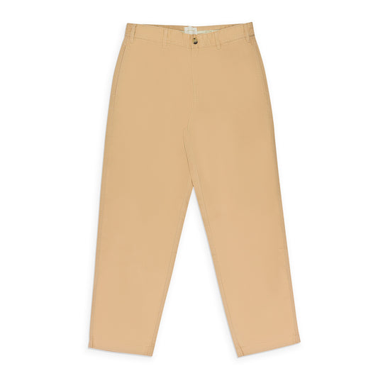 TAN STRAIGHT FIT CHINO PANTS