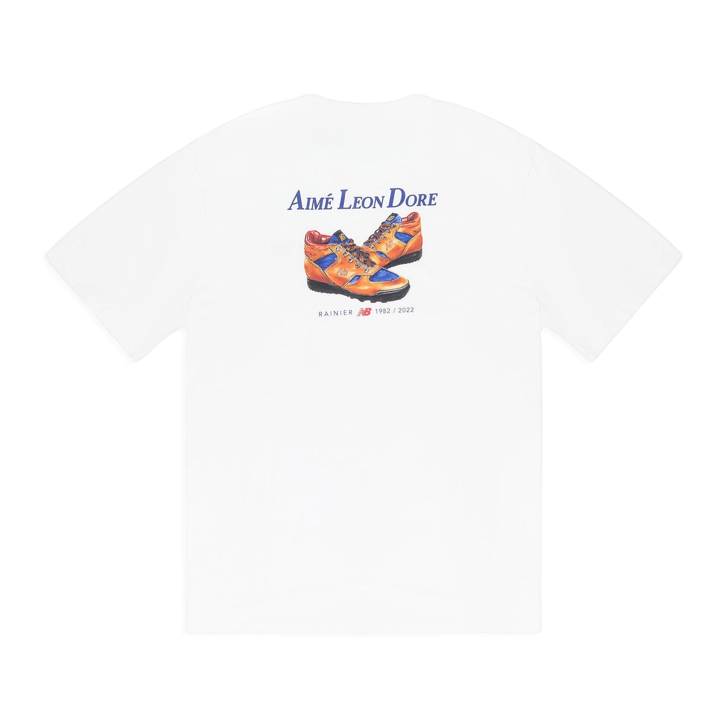WHITE NEW BALANCE RAINIER '82 T-SHIRT