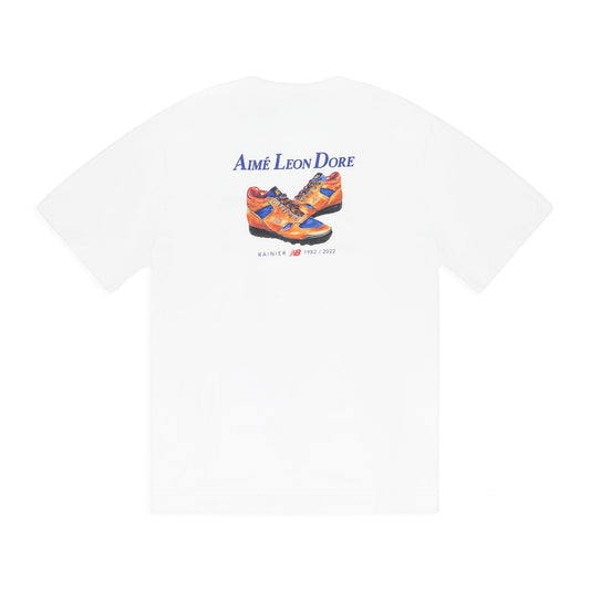 WHITE NEW BALANCE RAINIER '82 T-SHIRT