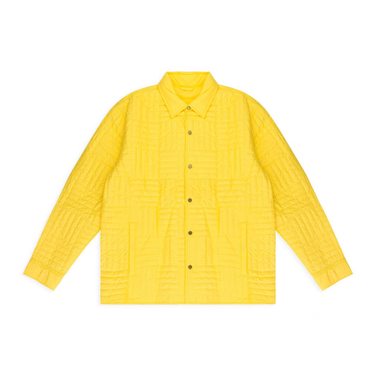 YELLOW REVERSIBLE FILLED OVERSHIRT