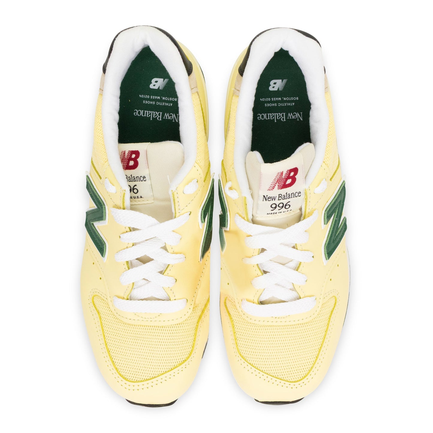 YELLOW NEW BALANCE MADE IN USA 996 SNEAKERS
