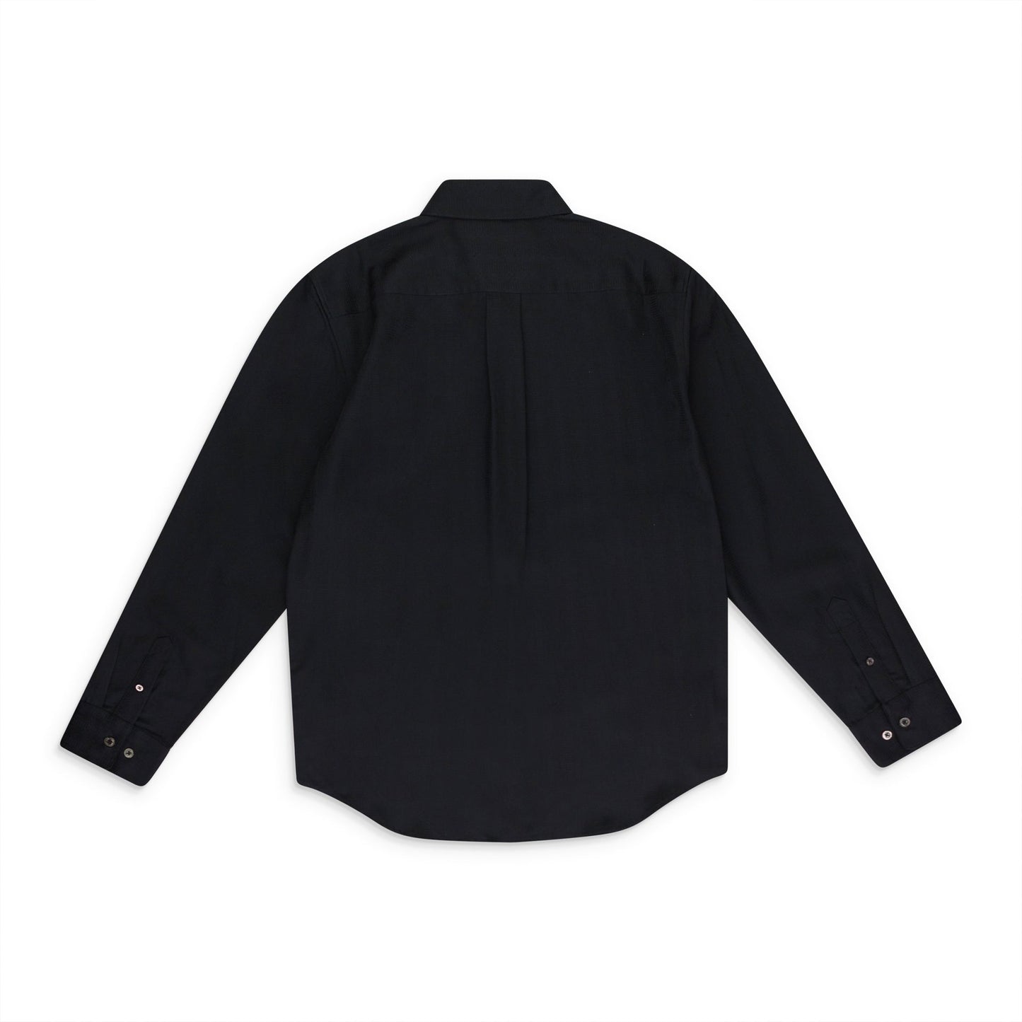 BLACK JACQUARD DICE BUTTON-DOWN SHIRT