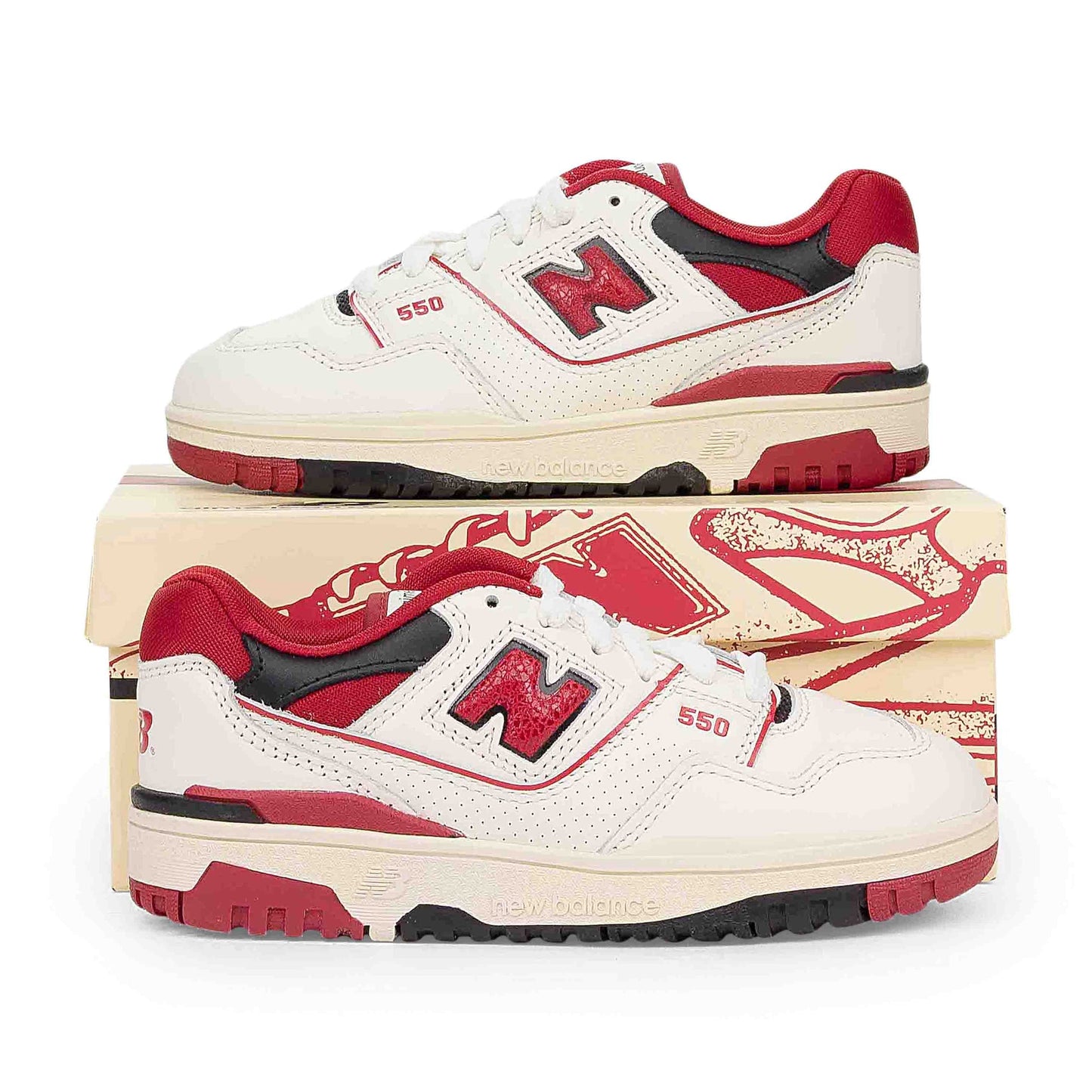 RED NB P550 OXFORDS - KIDS SNEAKERS