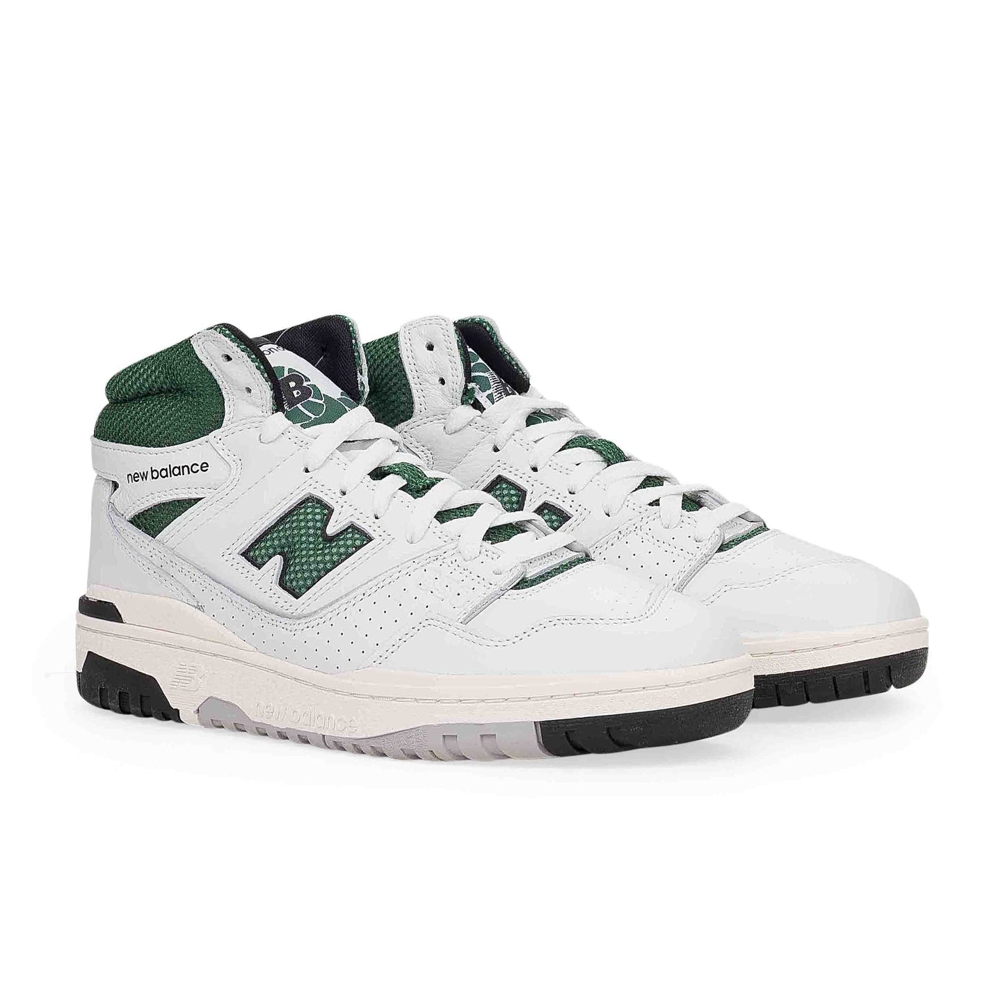 WHITE/GREEN NEW BALANCE 650R SNEAKERS