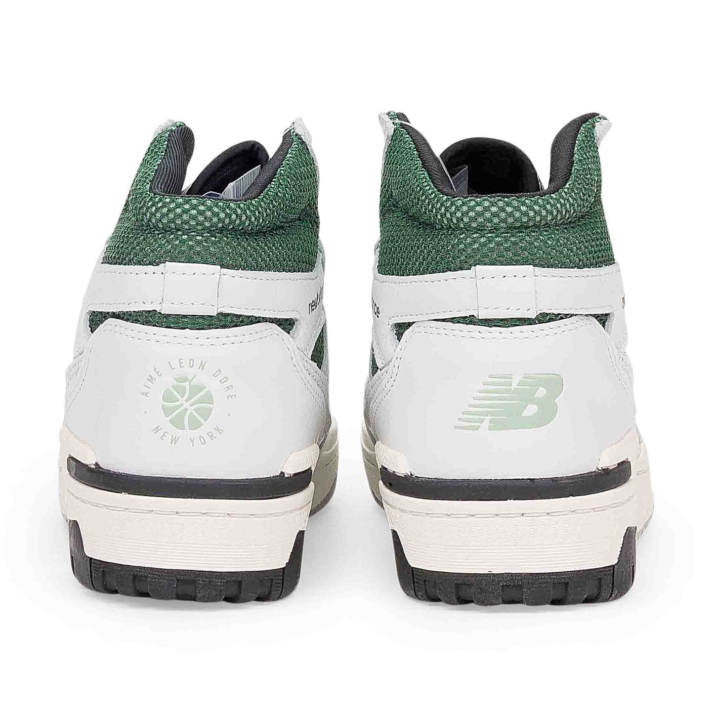 WHITE/GREEN NEW BALANCE 650R SNEAKERS