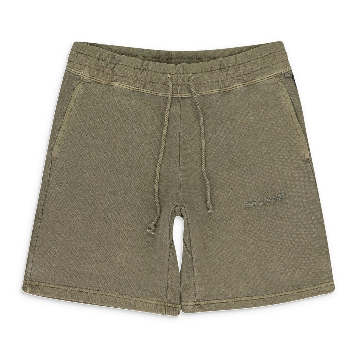TAN GARMENT DYED UNIFORM SHORTS