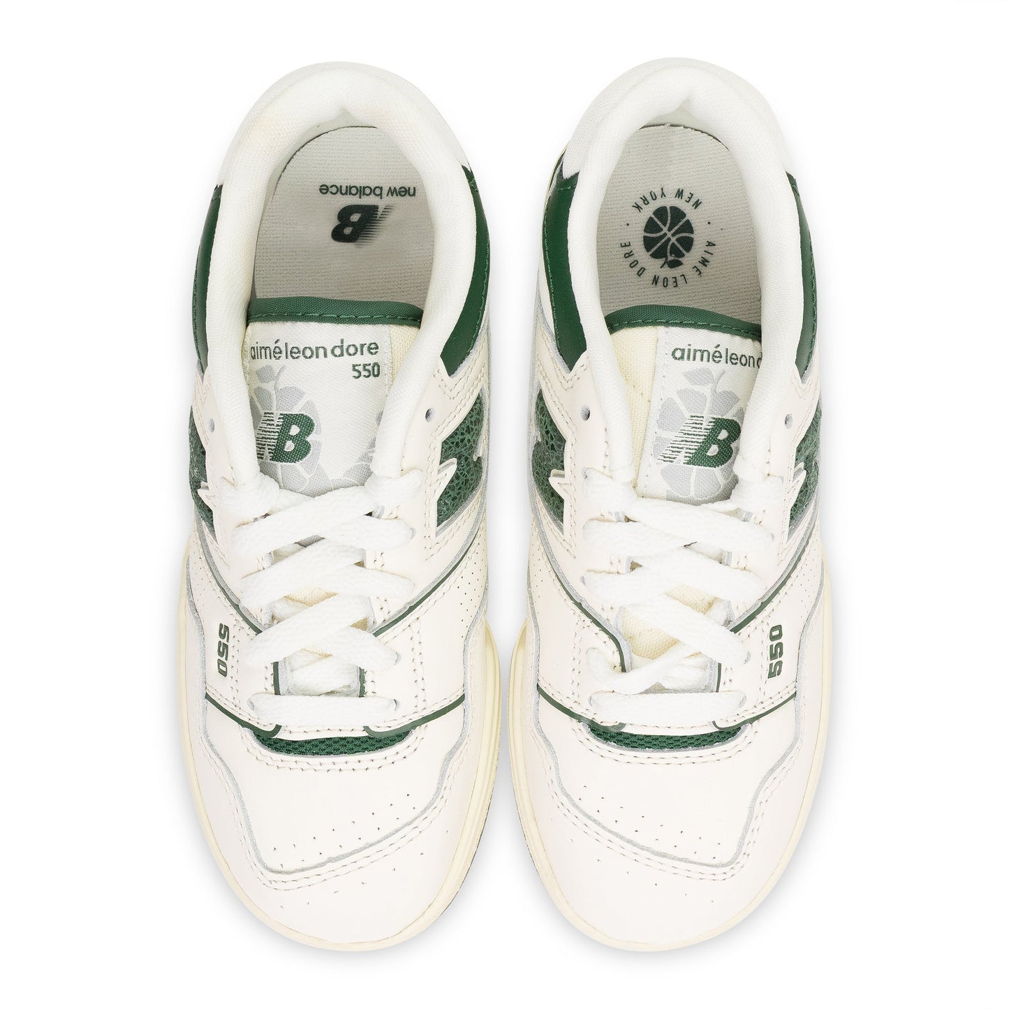 GREEN NB P550 OXFORDS - KIDS SNEAKERS