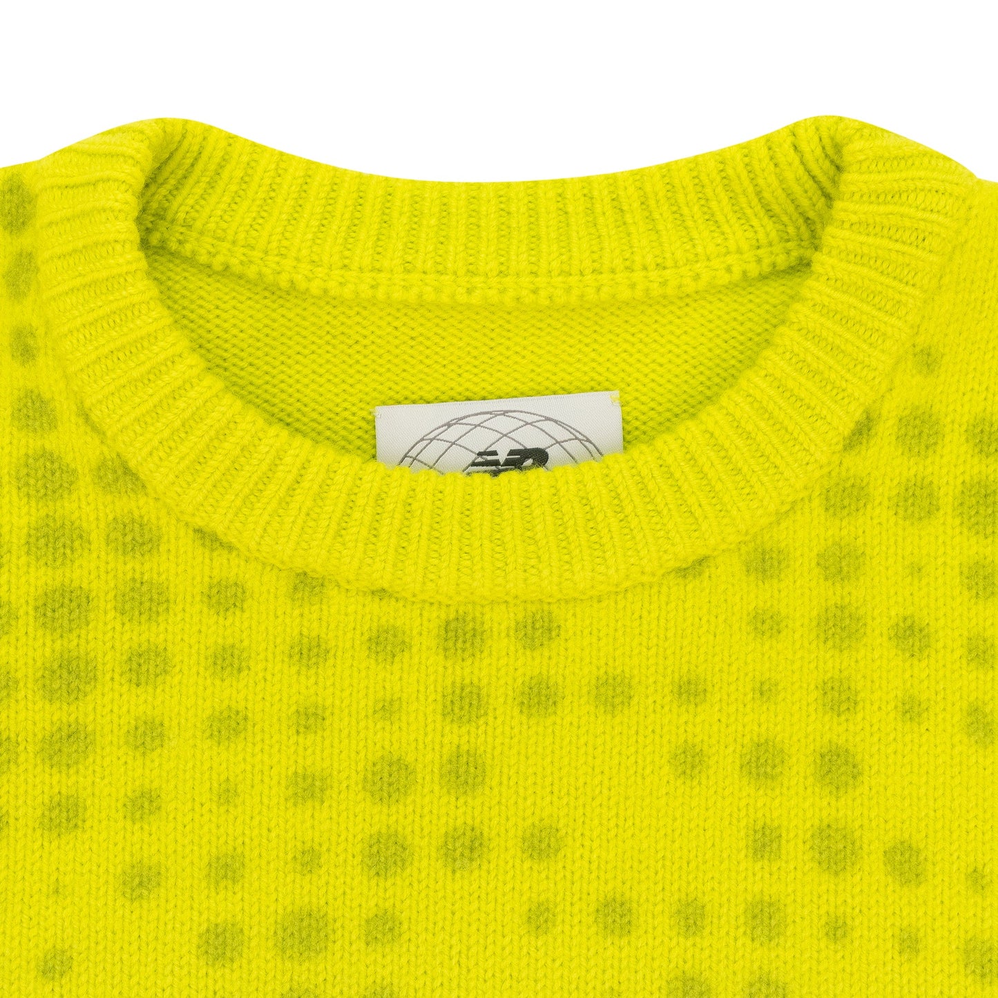 GREEN NEW BALANCE GEO PRINT CREWNECK