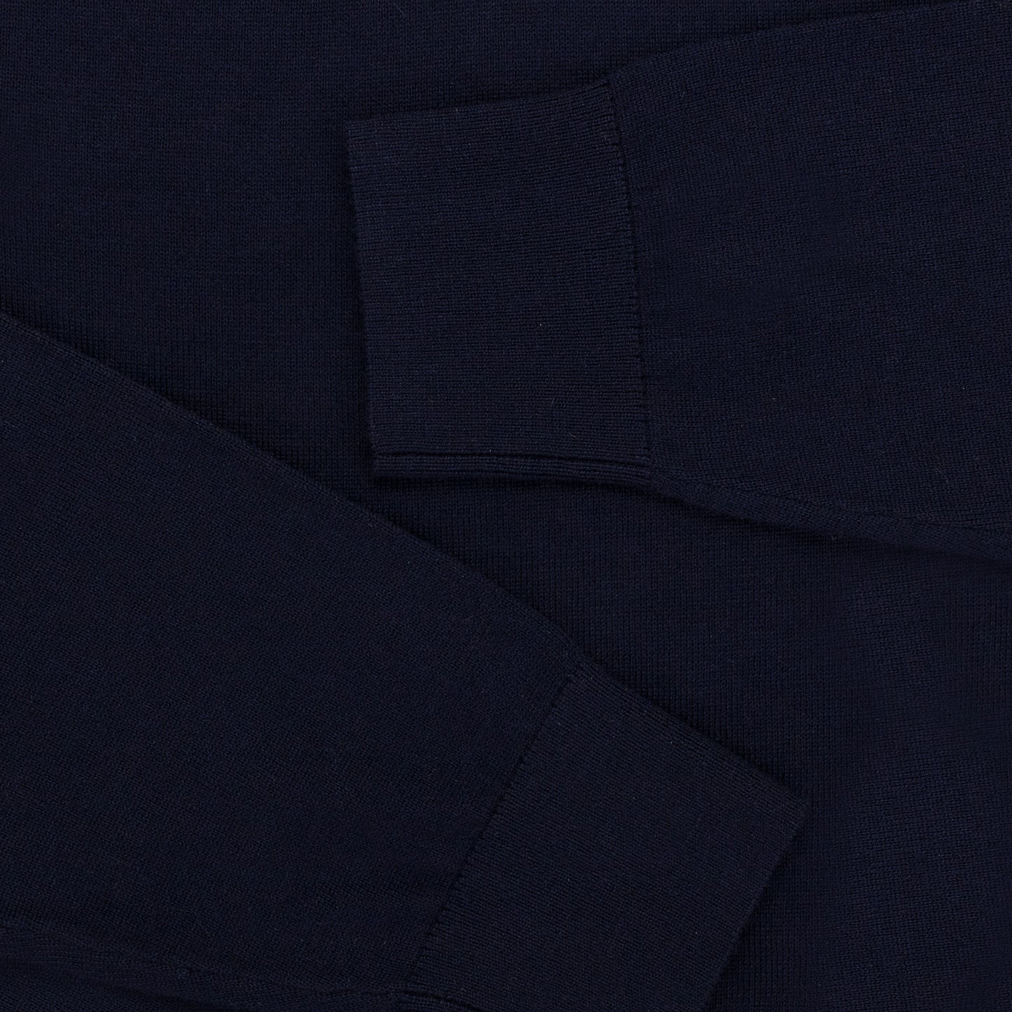 NAVY DRAKE'S INTARSIA KNIT SWEATSHIRT