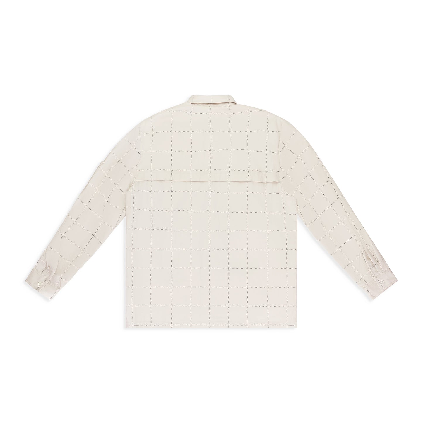 OFF-WHITE NEW BALANCE GRID BUTTON-DOWN SHIRT
