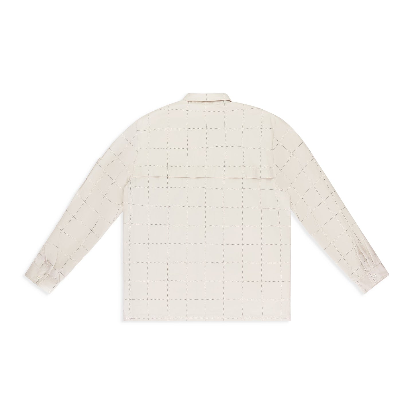 OFF-WHITE NEW BALANCE GRID BUTTON-DOWN SHIRT