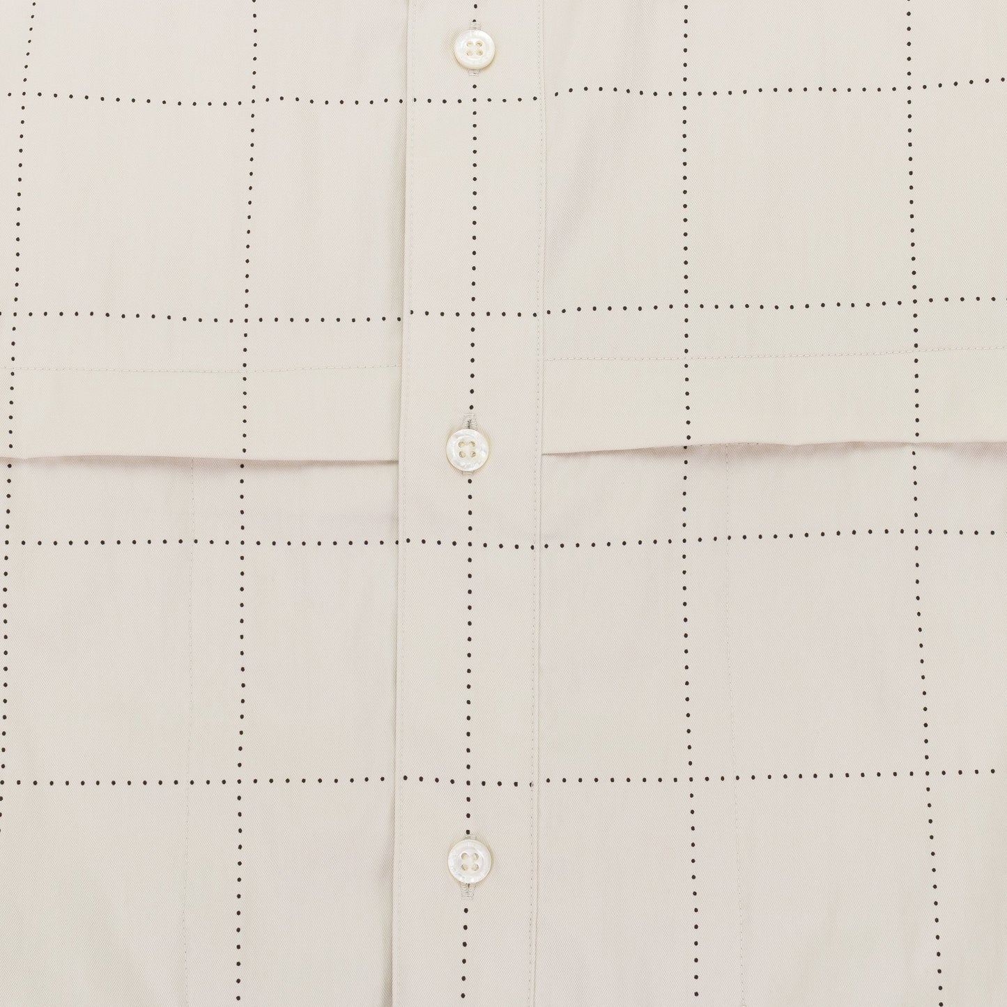 OFF-WHITE NEW BALANCE GRID BUTTON-DOWN SHIRT