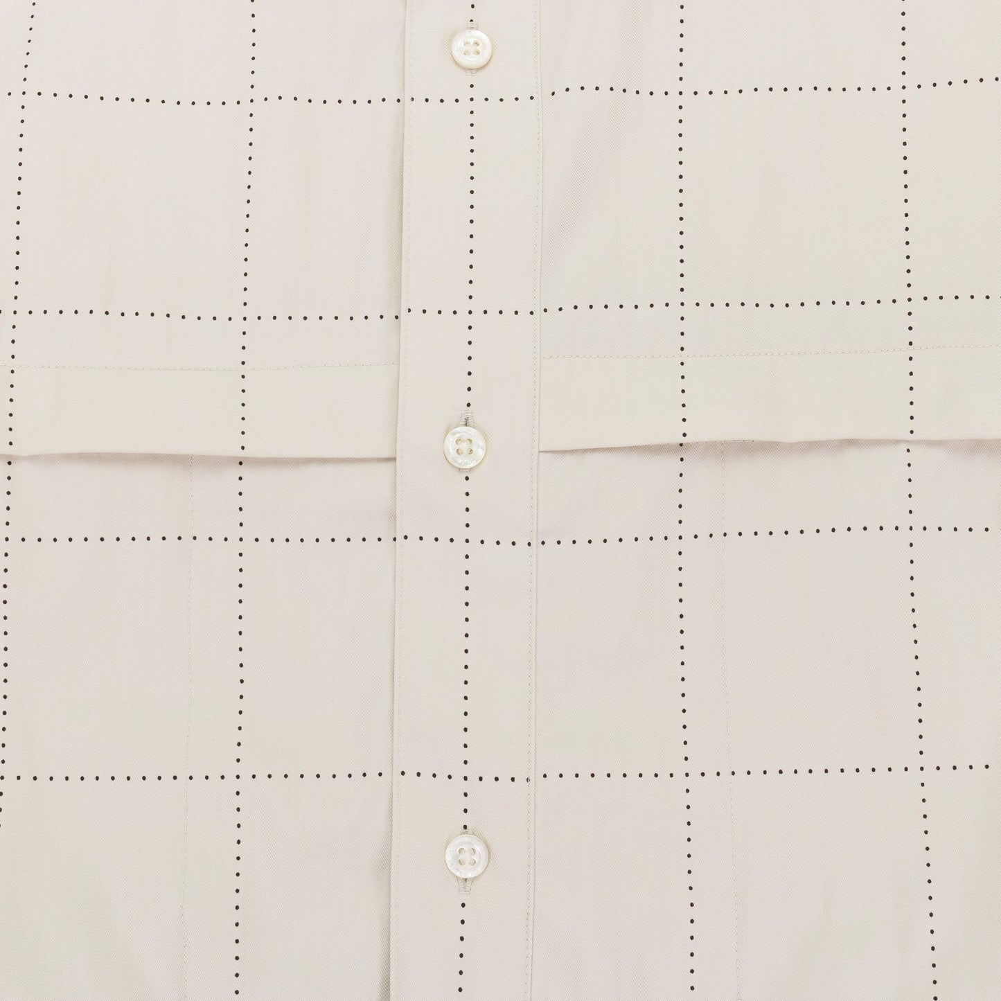 OFF-WHITE NEW BALANCE GRID BUTTON-DOWN SHIRT