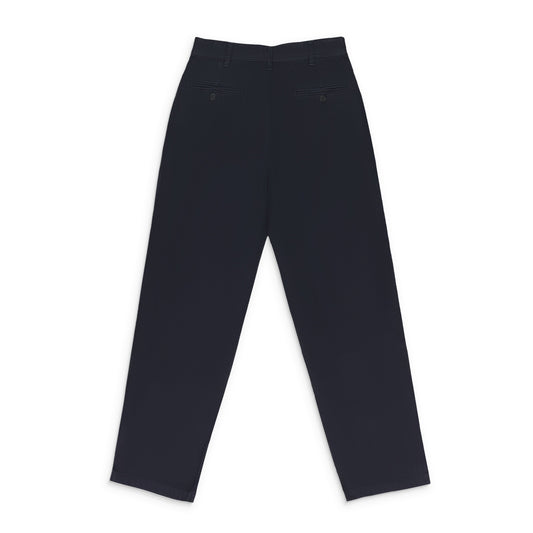 DARK GRAY GARMENT DYED STRAIGHT FIT PANTS
