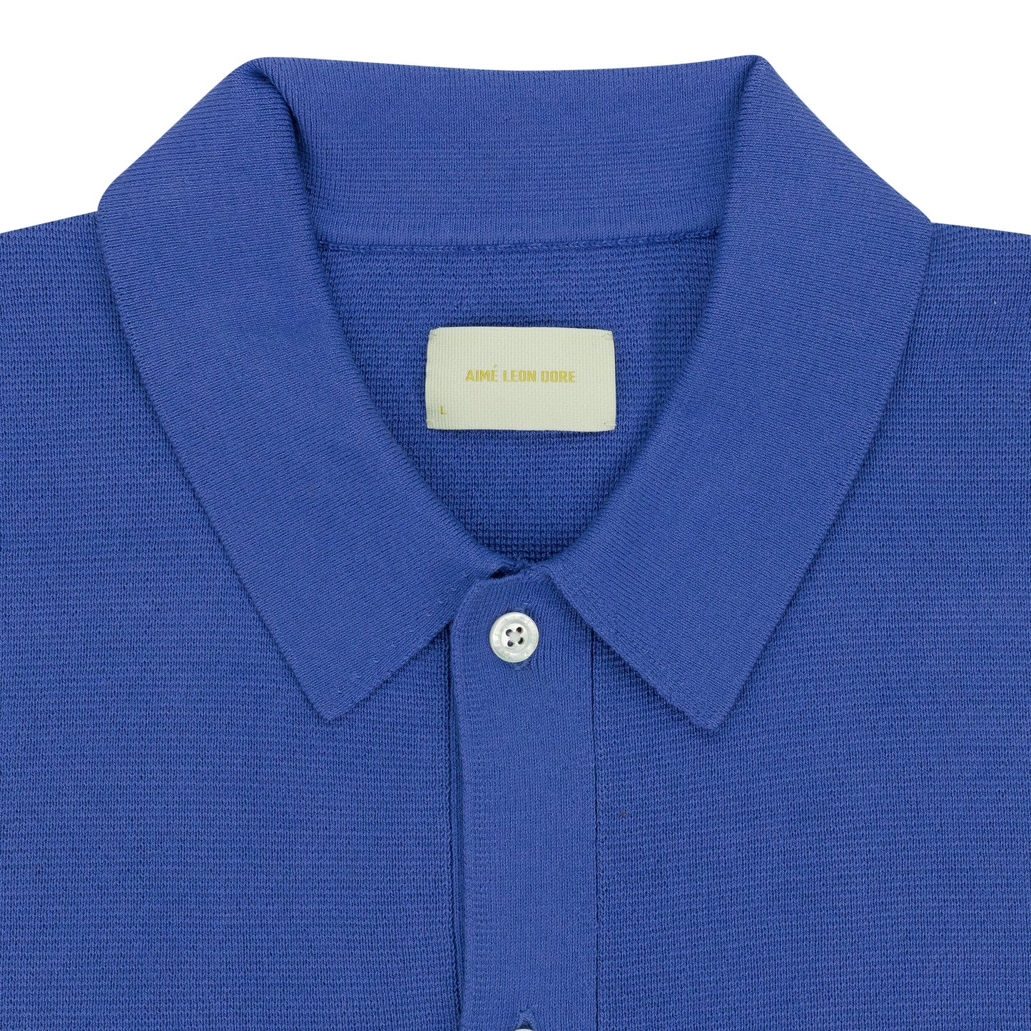 PERIWINKLE FULL BUTTON POLO CARDIGAN