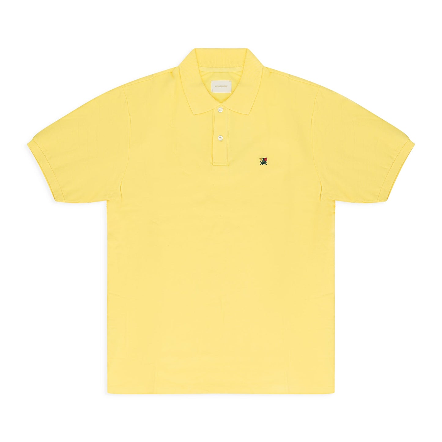 YELLOW CREST PIQUÉ POLO SHIRT