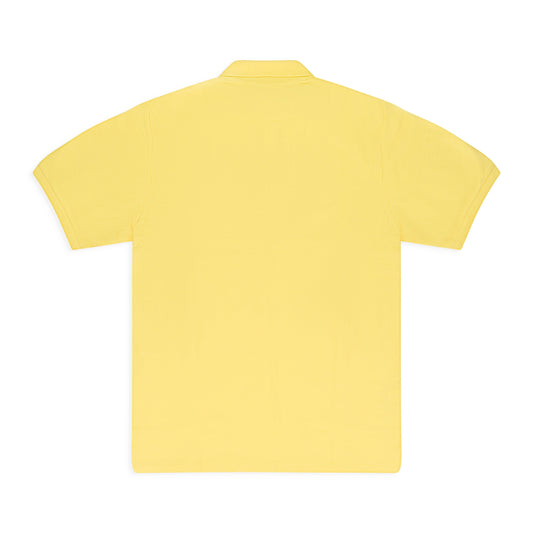 YELLOW CREST PIQUÉ POLO SHIRT