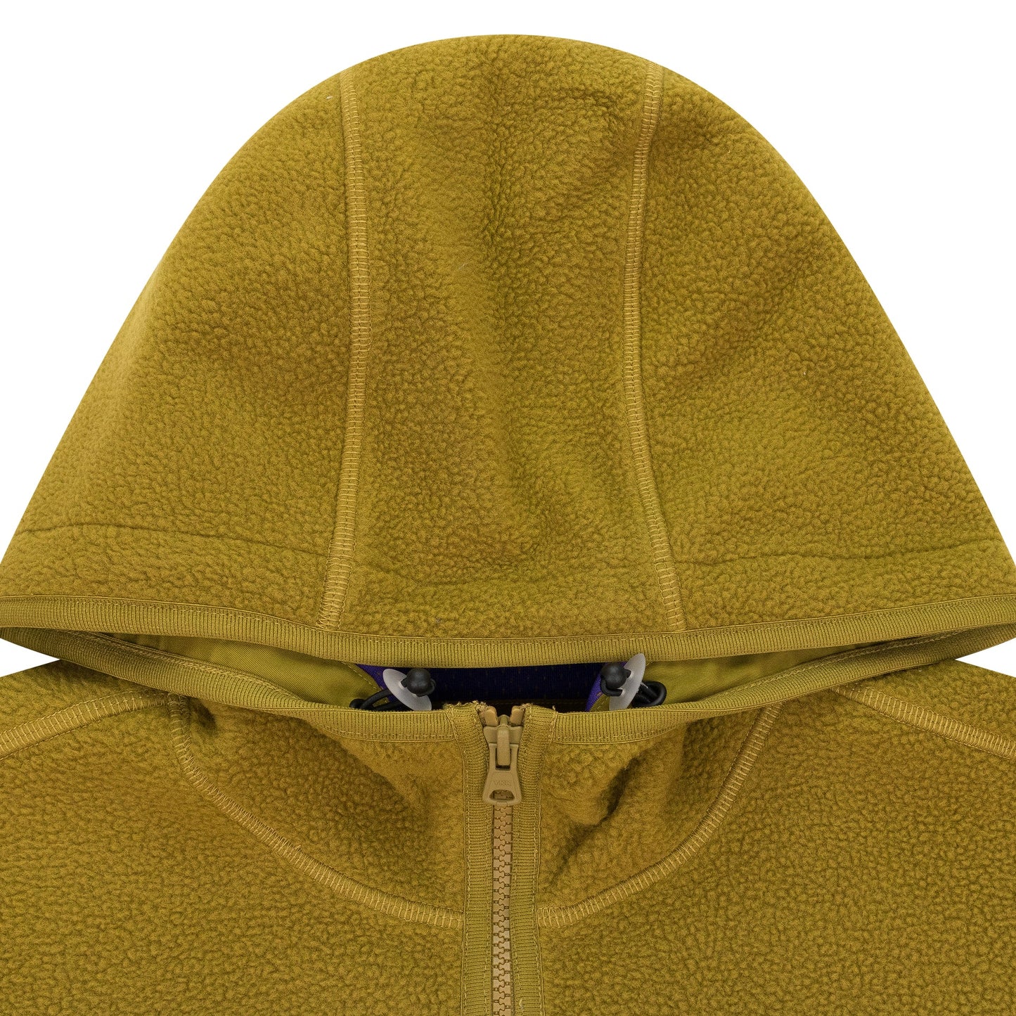 BROWN NEW BALANCE FULL-ZIP FLEECE HOODIE