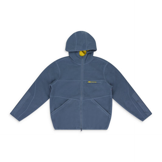 INDIGO NEW BALANCE FULL-ZIP FLEECE HOODIE