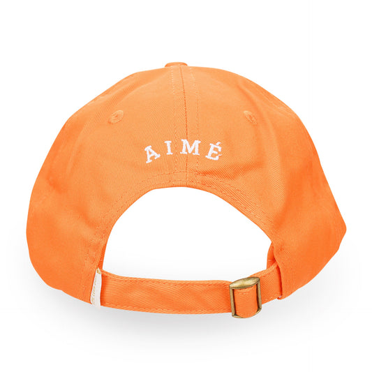 ORANGE BRUSHED CREST HAT
