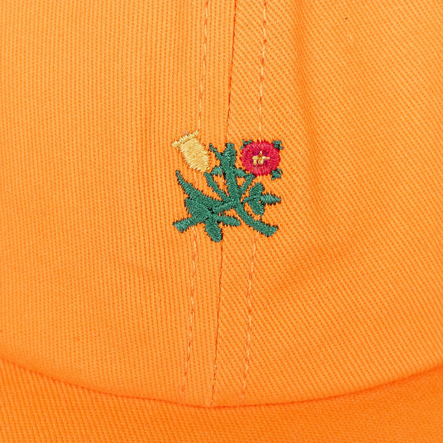 ORANGE BRUSHED CREST HAT