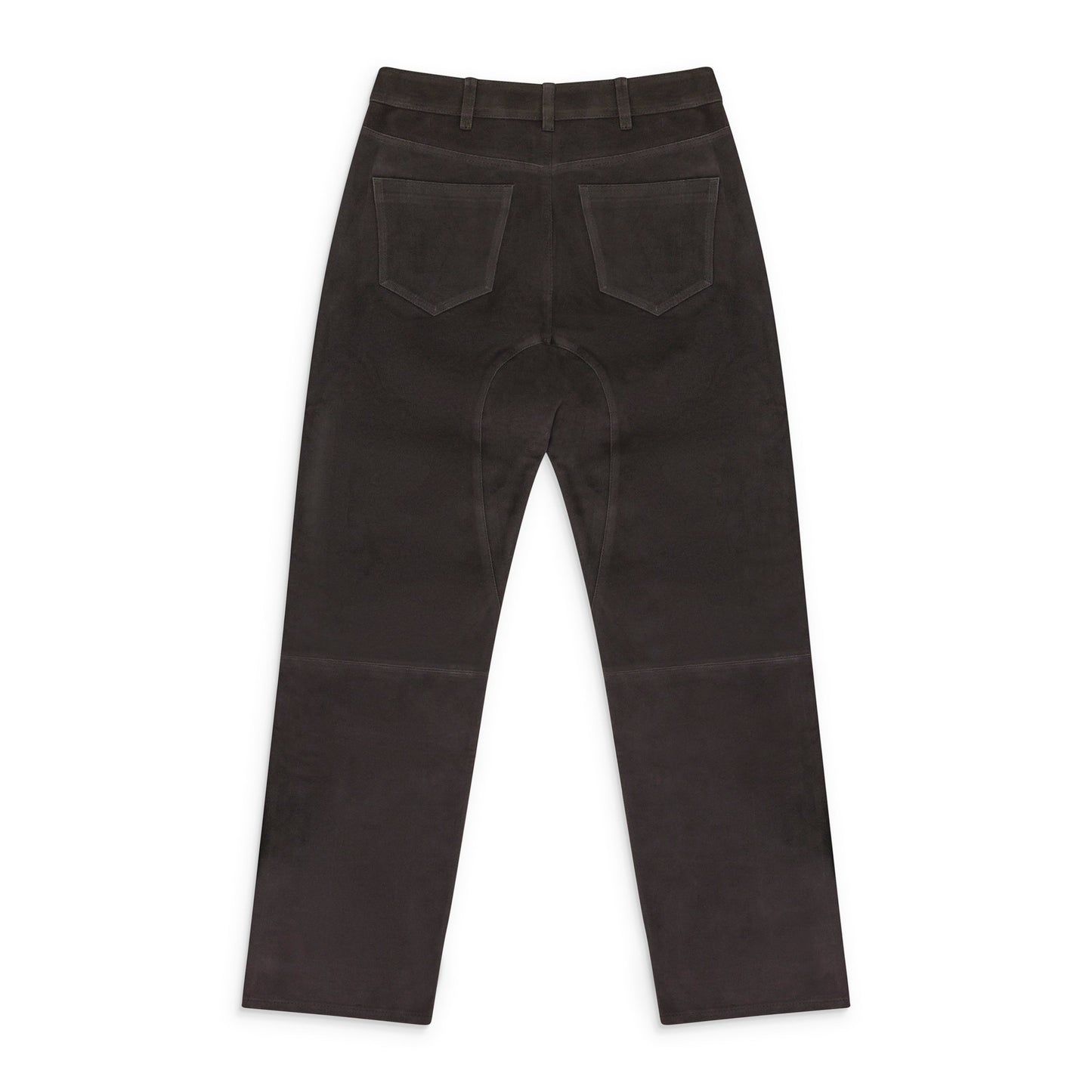 MAROON SUEDE WESTERN PANTS