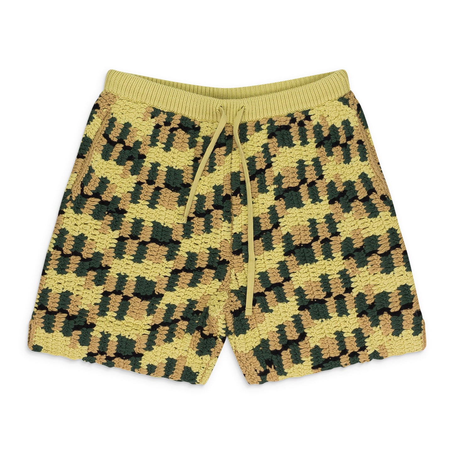 CAMO HAND KNIT SHORTS
