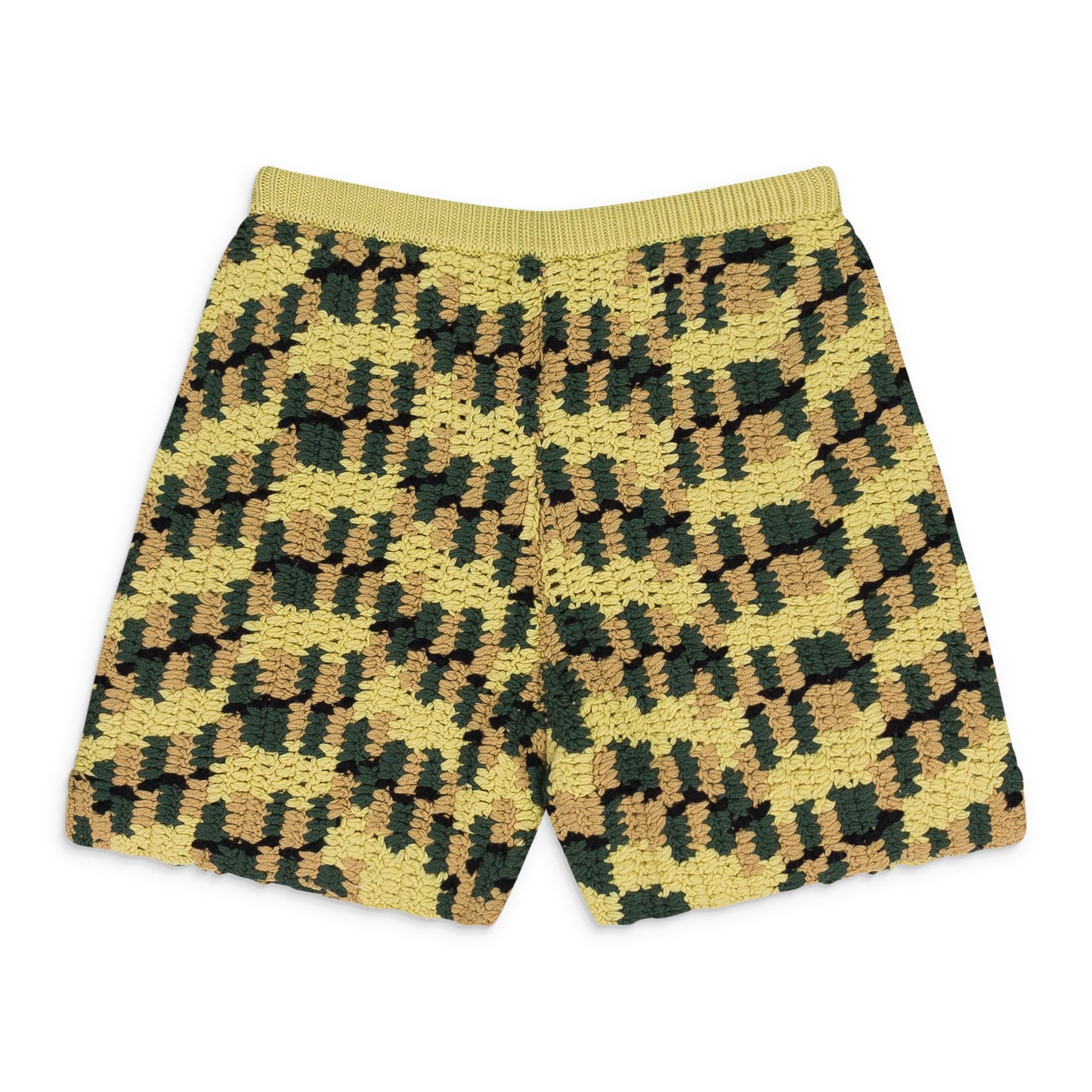 CAMO HAND KNIT SHORTS