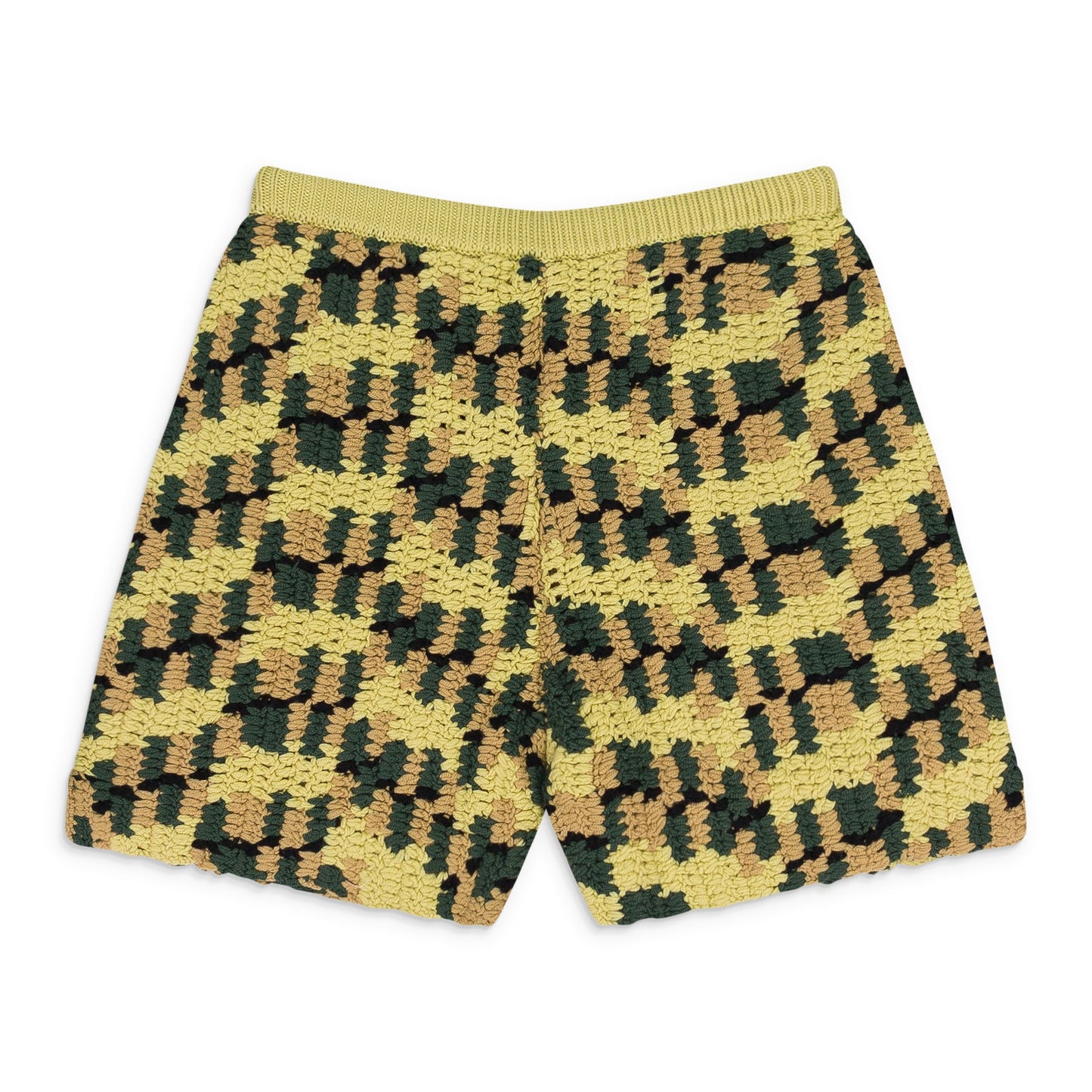 CAMO HAND KNIT SHORTS