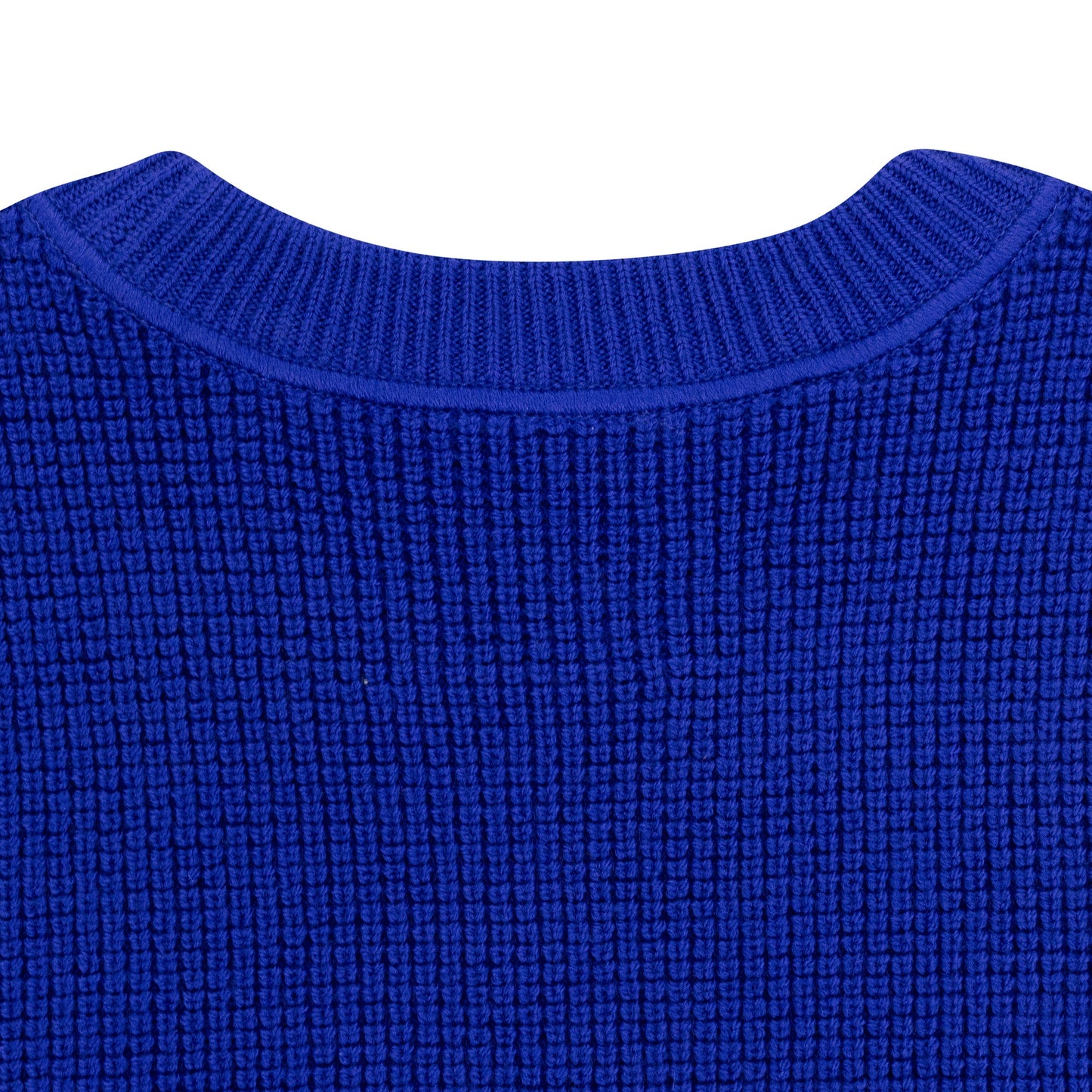 NWT AIME LEON DORE BLUE MERINO WAFFLE CREWNECK SWEATER SIZE XS $325