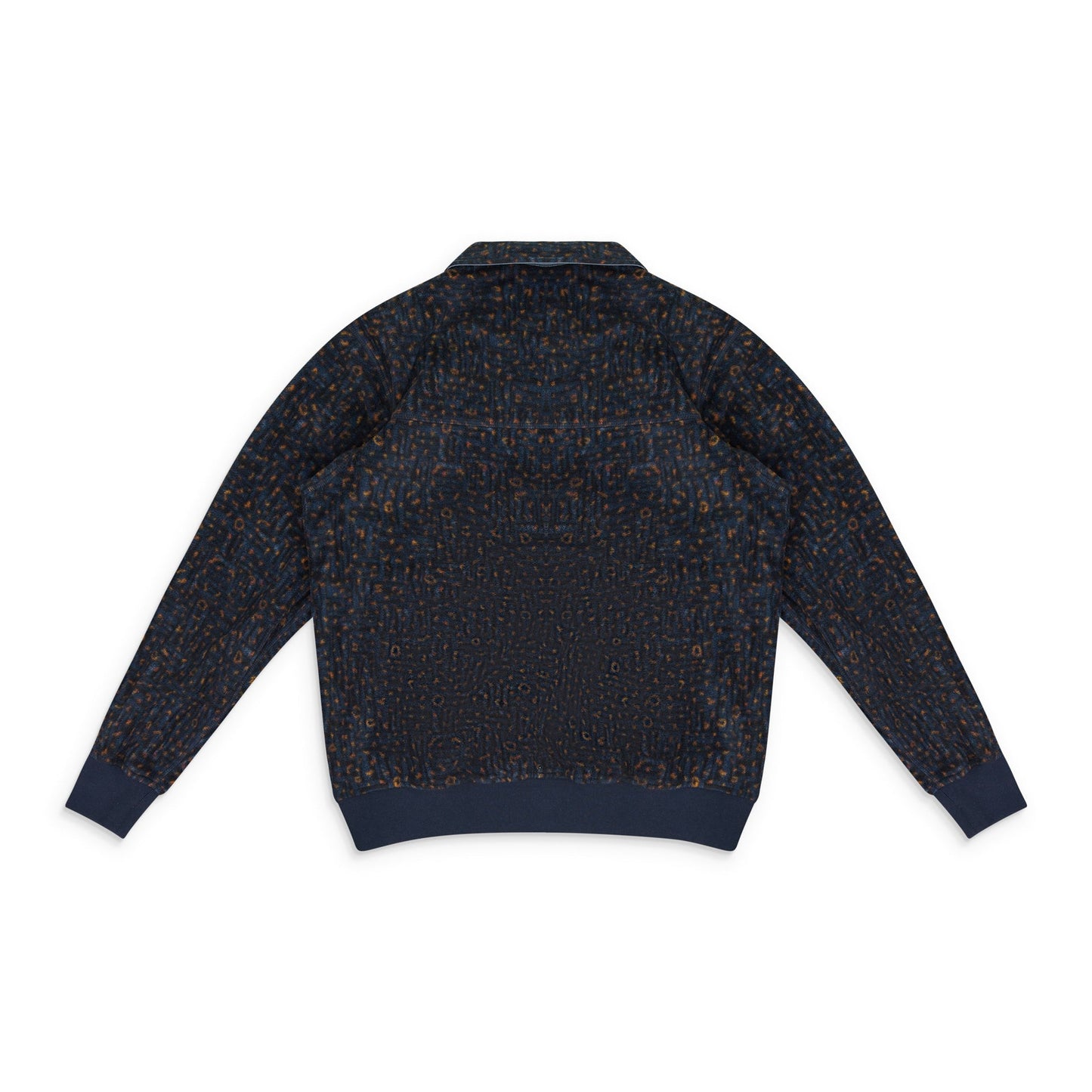 BLACK NEW BALANCE FLEECE POPOVER WORK JACKET